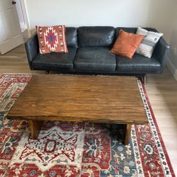 Live Edge Real Wood Coffee Table