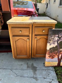 Granite top kitchen drawer/cabinet