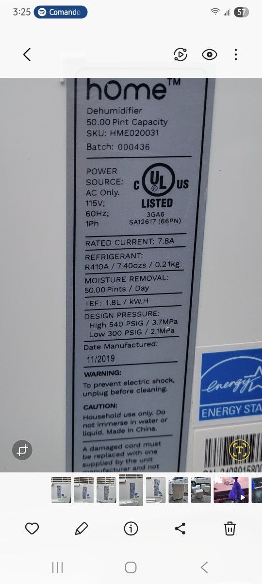 dehumidifier home