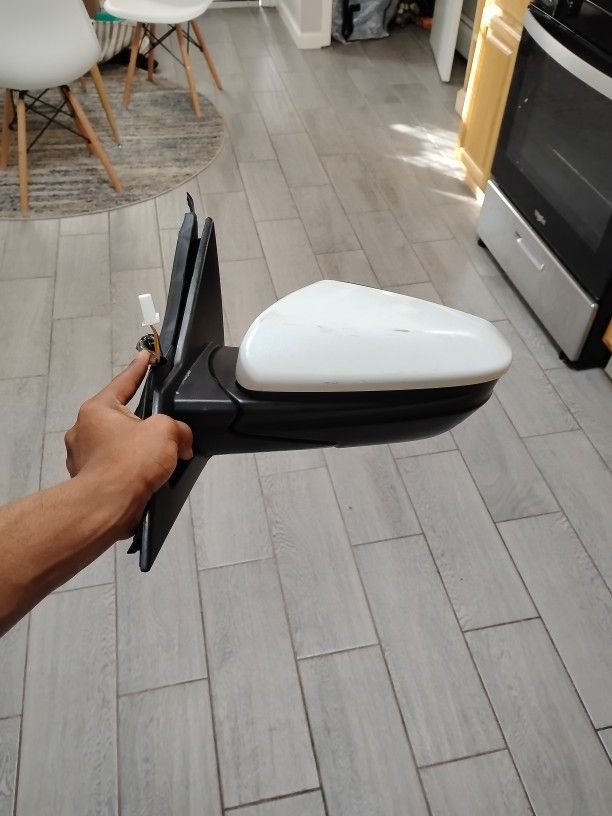 OEM Audi Side Mirror - White - Driver Side