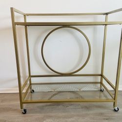 Golden Bar Cart