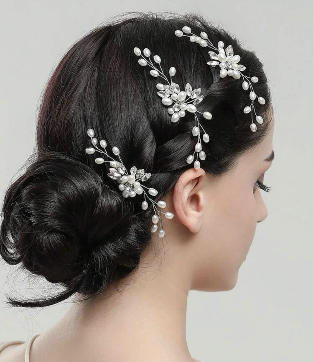 3 PCs Pearl Decor Hair Pin