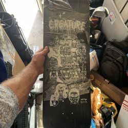 CREATURE My Visions ACLU Benefit Albert Reyes Art Limited Skateboard Deck 8.8” wide deck rare #/750   Brand new limited edition deck
