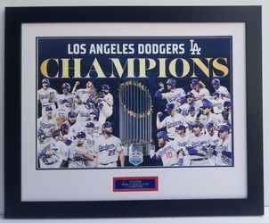 Dodgers & lakers pictures frames