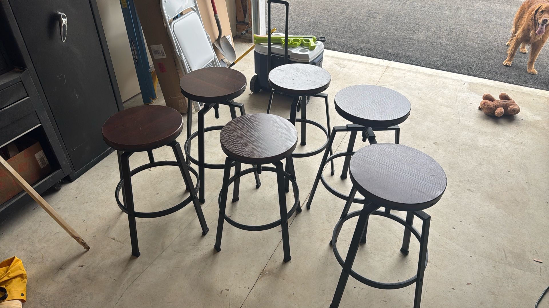 Six Bar Stools