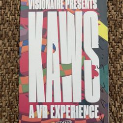 KAWS  Signed Visionaire x M&Ms 75 Annv Pamphlet poster 