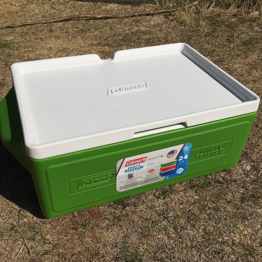 Coleman Green Party Stacker Drink Cooler 24 Can Stackable
