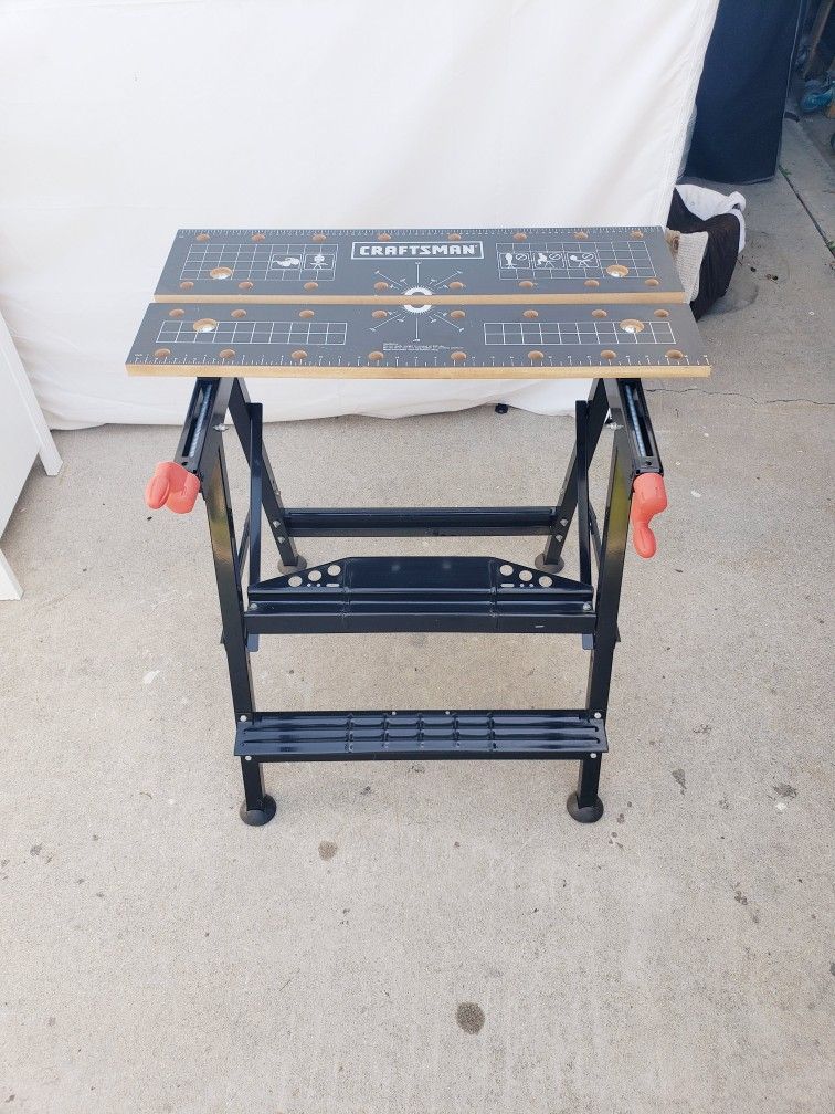 Craftsman Workbench Vise - Foldable In Excellent Condition