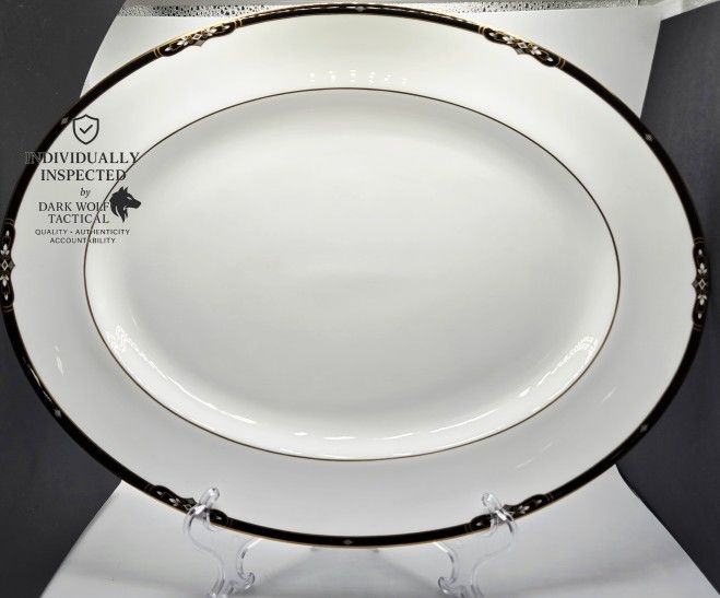 Wedgwood Preston Bone China 15" Oval Serving Platter – Discontinued Collection