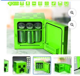 Minecraft 9 Can Mini Fridge