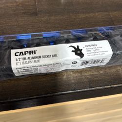 Capri 1/2 Drive Aluminum Socket Rail 10mm-24mm