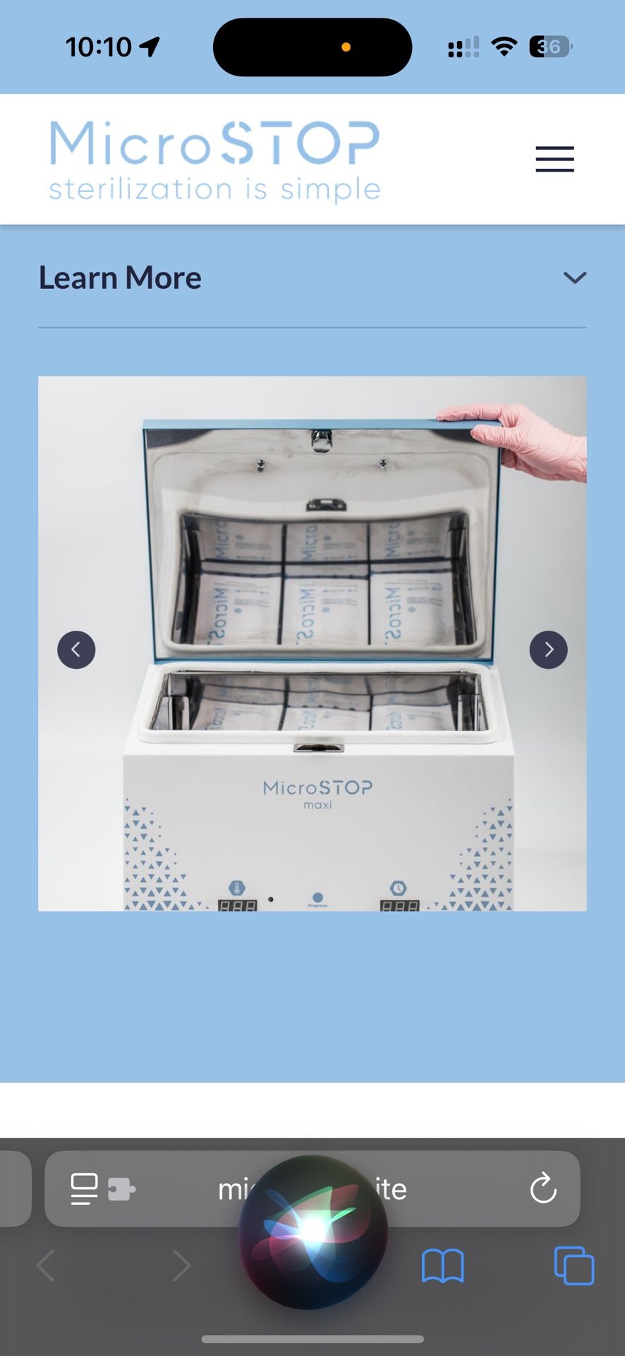 MicroStop Dry Heat Sterilization Unit
