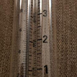 5" Rain Gauge Replacement Tube Glass for Outdoor Garden Yard Home, Best Rated 2 Pcs

