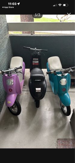 Electric scooters for only 100$ All three