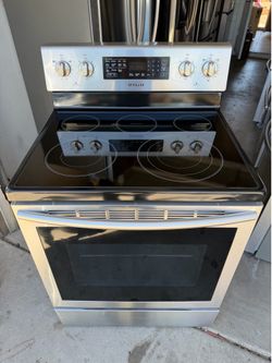 Samsung electric stove stainless steel