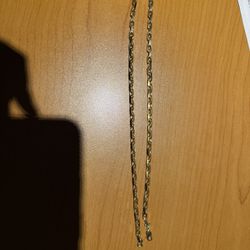 14k Solid Yellow Gold Chain