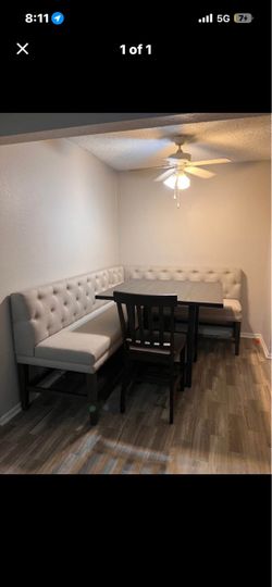 Table and bench