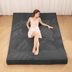 Japanese Floor Mattress, 4" Thicken Futon MattressTwin Size Sleeping Pad#1880YUPS3 