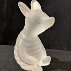 Piglet Frosted Glass Figurine 