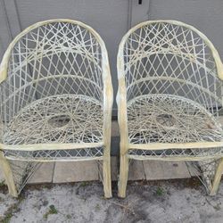 Vintage Spun Fiberglass Chairs 
