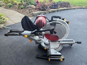 Chop saw 12 inch double bevil. Chicago electric