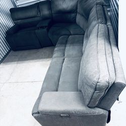 Sectional Sofa Electric Recliner 