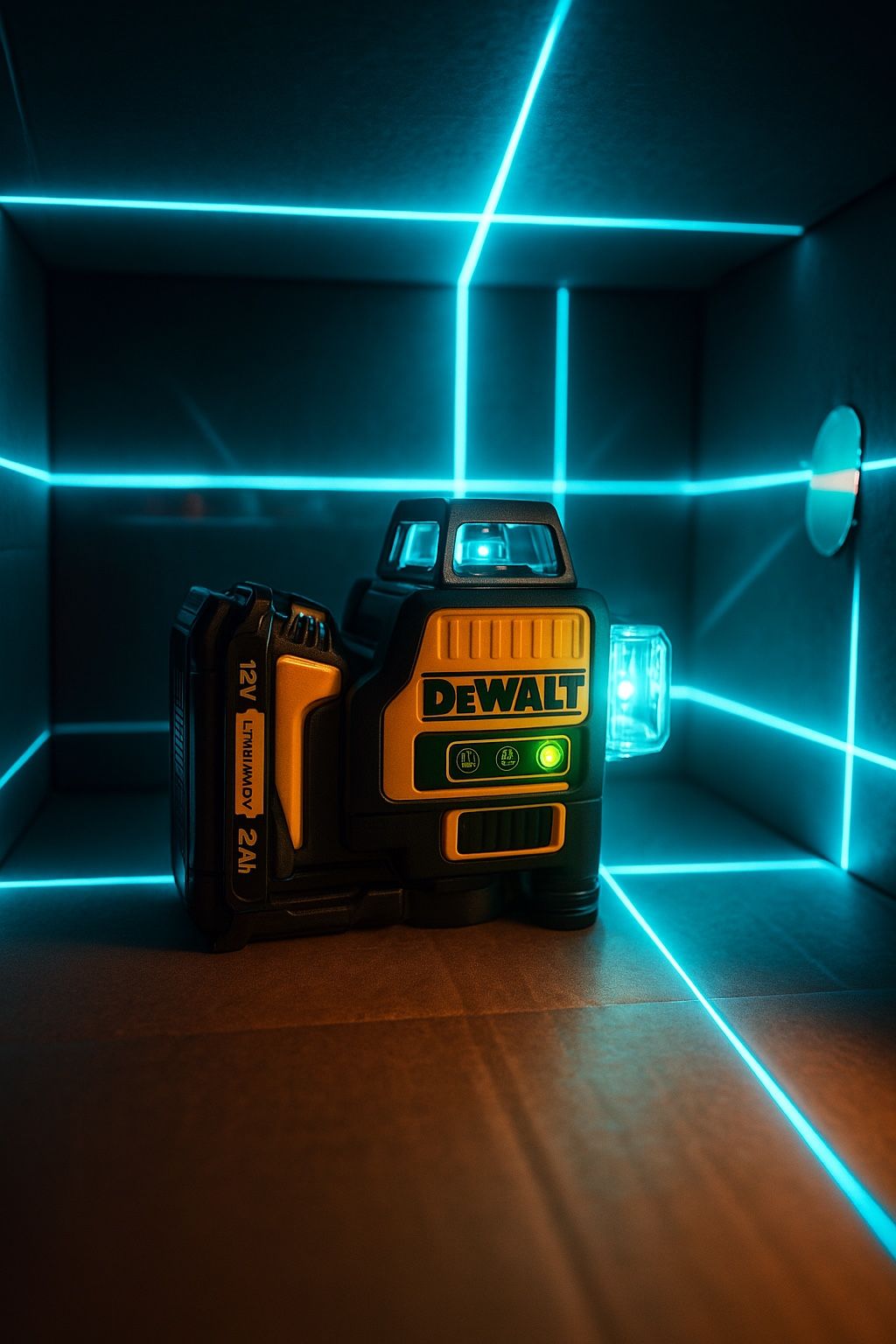 Green 360° Laser Level – Self-Leveling, High Visibility