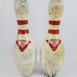 Pair Of Bowling Pins.