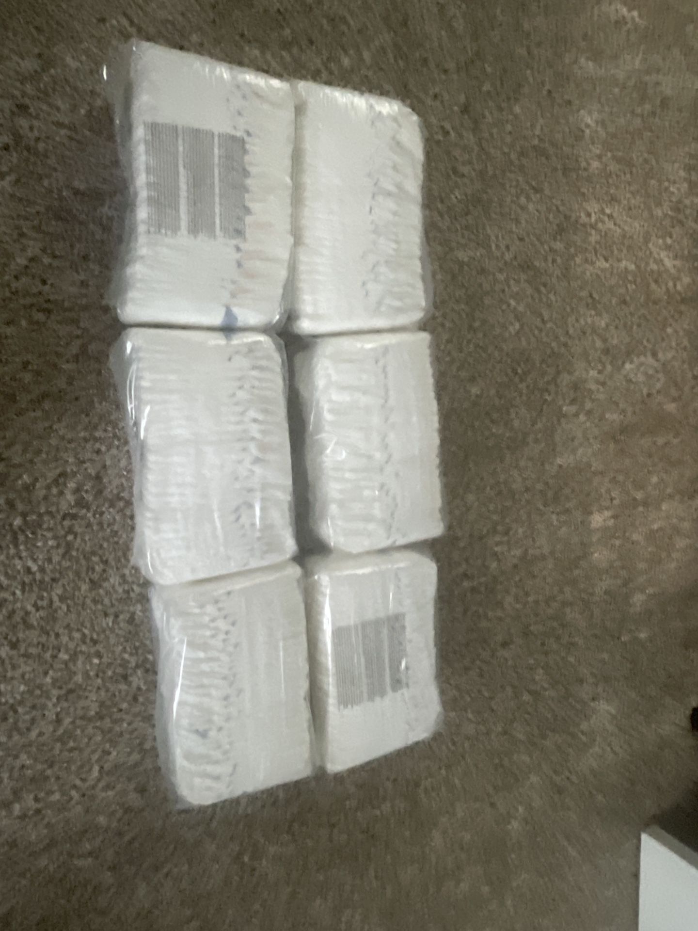 6 Pack Bulk Pampers Size 1 Diapers