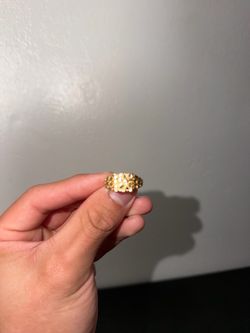 10k Golden Nugget Ring