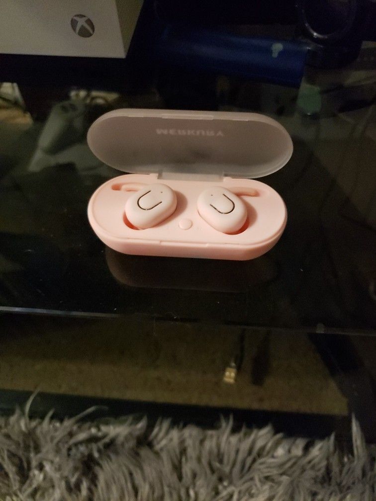 Peach Wireless Ear Buds