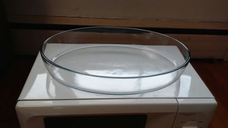 Oval glass Holiday serving dish