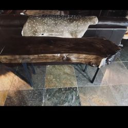 Walnut Entry Or Buffet Table 