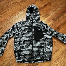 North Face Jacket Grey Camo