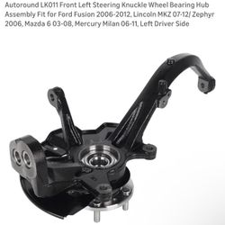 Ford Fusion / Lincoln MKZ / Mazda 6 Front LEFT Steering Knuckle + Hub (LK011)  New