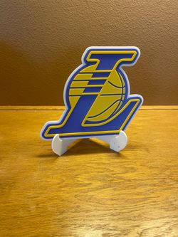 LA Lakers Logo Display Sign Decoration