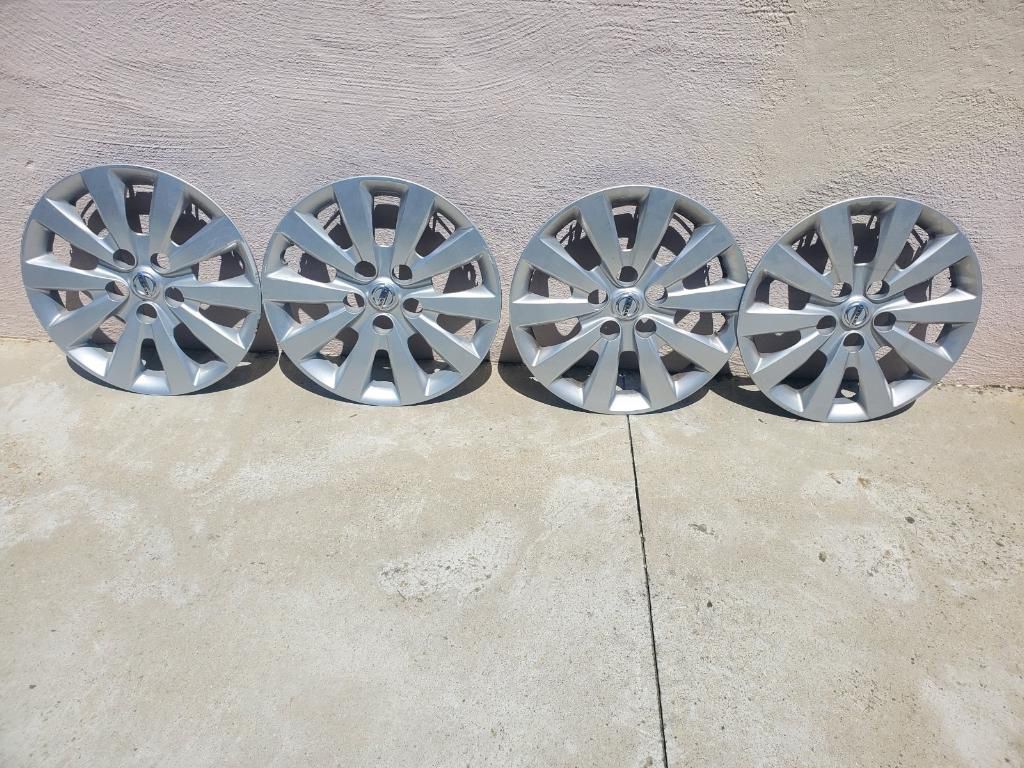 Nissan hubcaps wheel covers 16"