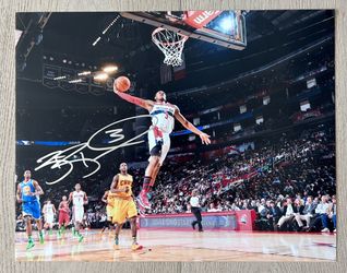 Bradley Beal Signed 11x14 - SEND OFFERS!(BOLD AUTO) 
