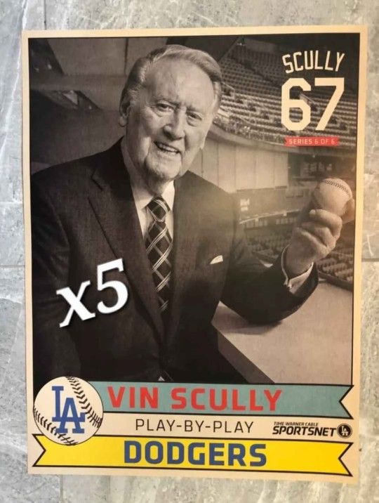 vin scully poster