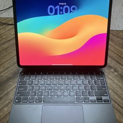 Unlocked 2024 iPad Pro 13 Inch WiFi Only 256gb With Apple Magic Keyboard 