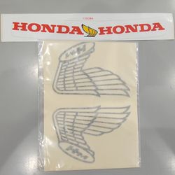 Classic 1969 to 1971 Honda HM Fuel Tank Decals. (2 Logos)