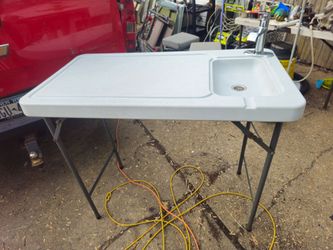 Price is firm.. portable fish cleaning table with faucet