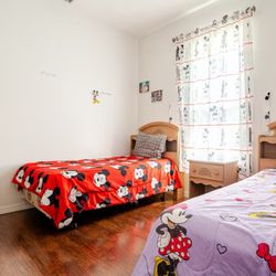 A Complete  Two Twin Beds with Custom Dresser &  a Nightstand 