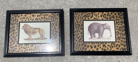 Safari Wall Hanging Pictures $15