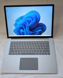 Nice MICROSOFT SURFACE LAPTOP 5 WINDOWS 11 PRO 15 inch 256GB PENTIUM i7