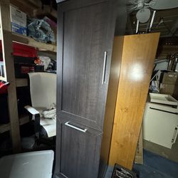 Dark brown cabinet