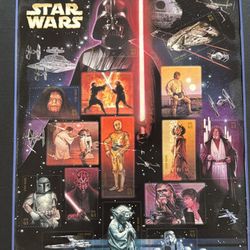 STAR WARS First Day Issue Framed Stamps (15 Stamps)