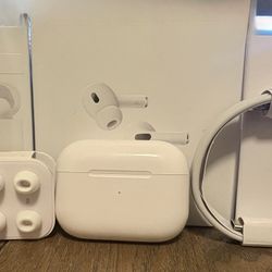 PRICE IS NEGOTIABLE APPLE AIRPODS PRO 2ND GENERATION W/CHARGING CASE