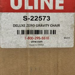 NEW Zero Gravity Reclining Chair w/ Cup Holder Tray – Uline Deluxe