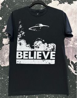 The X-Files Believe UFO Flying Saucer Shirt